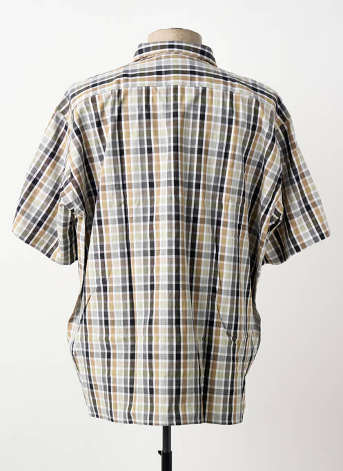 Chemise manches courtes poches gris KIDUR homme