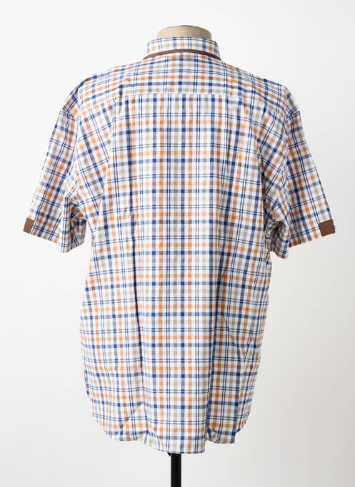 Chemise manches courtes poches orange CAP 10 TEN homme