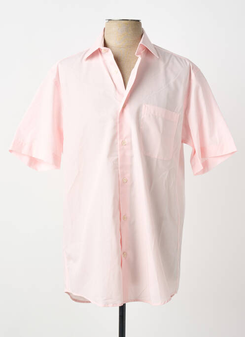 Chemise manches courtes poches rose BELLONI homme