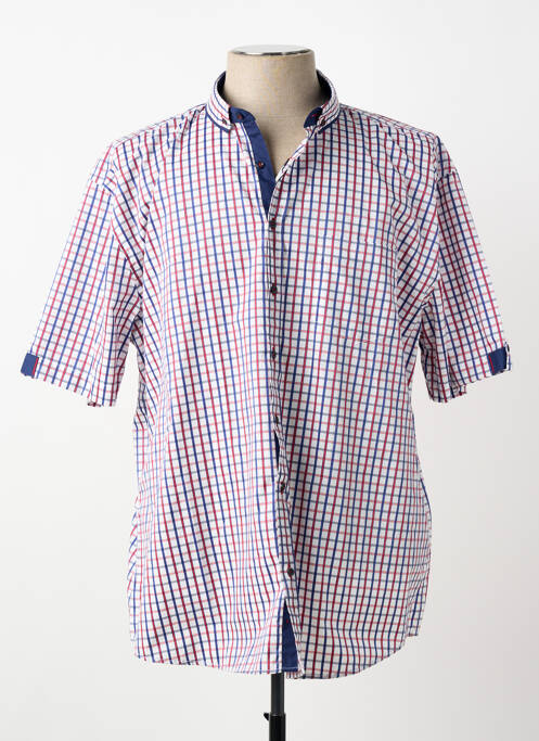 Chemise manches courtes poches rouge CAP 10 TEN homme