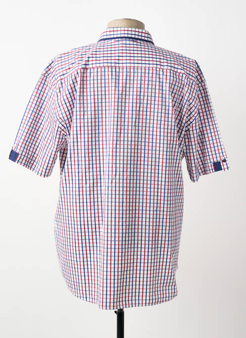 Chemise manches courtes poches rouge CAP 10 TEN homme