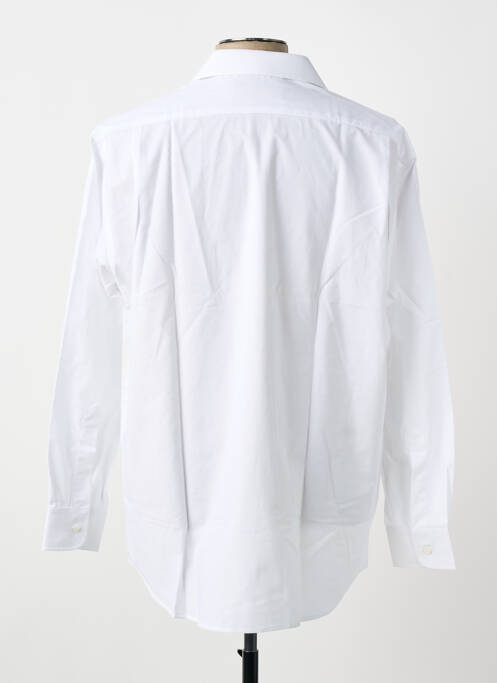 Chemise manches longues coupe droite blanc BELLONI homme