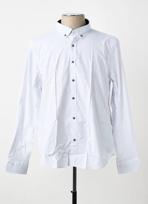 Chemise manches longues imprimé fantaisie blanc STIL PARK homme