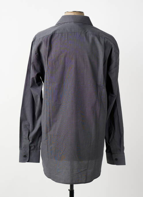 Chemise manches longues coupe cintrée gris BELLONI homme