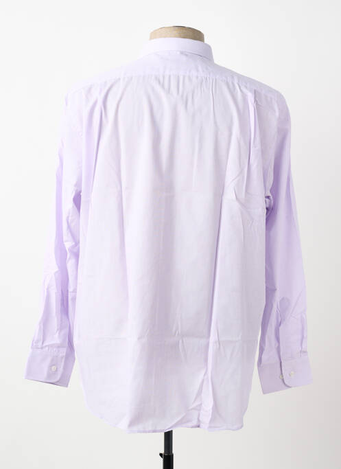 Chemise manches longues coupe cintrée violet BELLONI homme