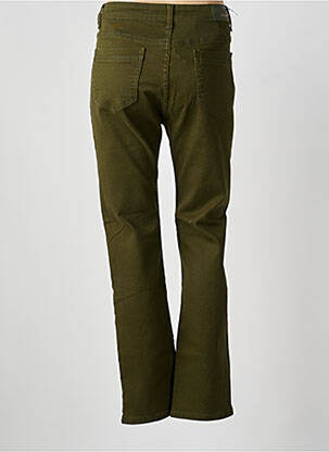 Jeans coupe droite stretch taille normale vert B.S JEANS femme
