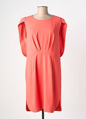 Robe courte manches courtes manches courtes orange INDI & COLD femme