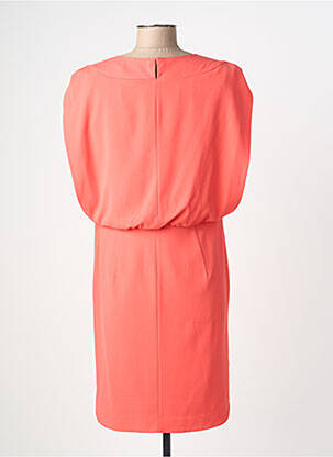 Robe courte manches courtes manches courtes orange INDI & COLD femme