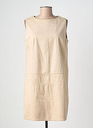 Robe courte sans manche sans manche beige ZEPELINE femme