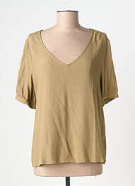 Blouse manches courtes manches courtes vert YERSE femme