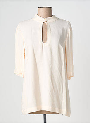 Blouse fermeture boutonnée au dos manches 3/4 rose TINSELS femme