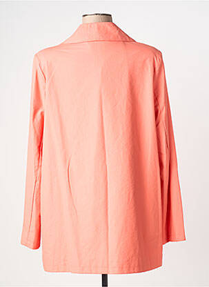 Imperméable finition intérieure doublure satiné sans capuche orange INDI & COLD femme