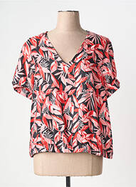 Blouse manches courtes manches courtes rose I.CODE (By IKKS) femme