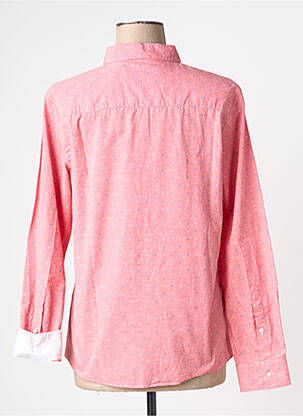Chemisier coupe droite manches longues rose QUIET femme