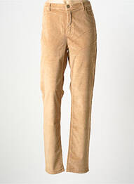 Pantalon slim stretch taille normale beige TRUSSARDI JEANS femme