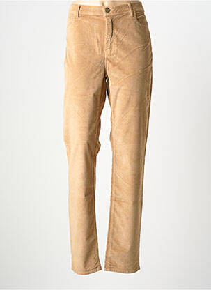 Pantalon slim stretch taille normale beige TRUSSARDI JEANS femme