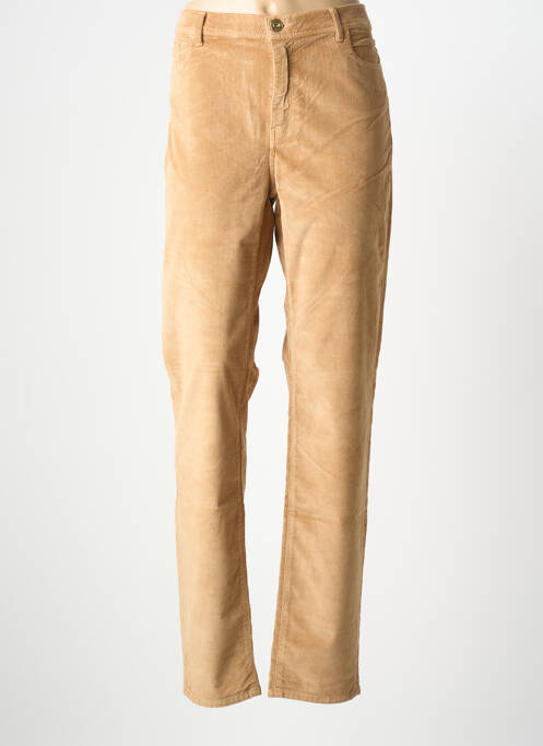 Pantalon slim stretch taille normale beige TRUSSARDI JEANS femme