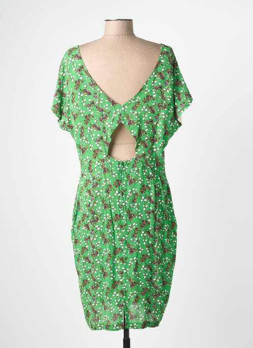 Robe mi-longue vert COTELAC femme
