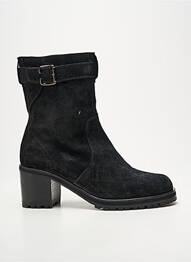 Bottines/boots nubuck talon de 4 à 6cm noir NIMAL femme