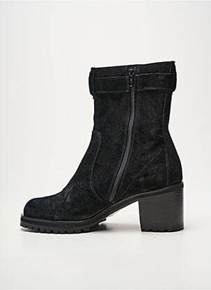 Bottines/boots nubuck talon de 4 à 6cm noir NIMAL femme