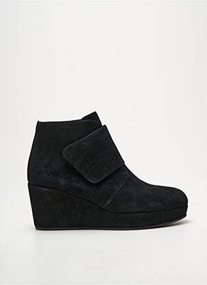 Bottines/boots bout rond talon de 7 à 9cm noir NIMAL femme