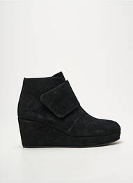 Bottines/boots bout rond talon de 7 à 9cm noir NIMAL femme