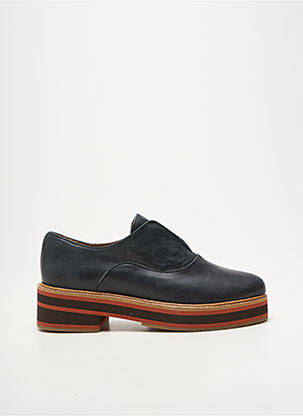 Derbies tissage satiné talon de 4 à 6cm noir NICE THINGS femme