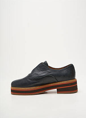 Derbies tissage satiné talon de 4 à 6cm noir NICE THINGS femme