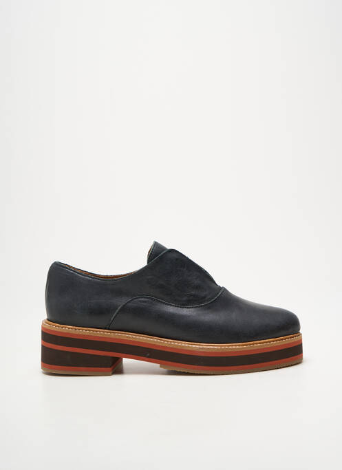Derbies tissage satiné talon de 4 à 6cm noir NICE THINGS femme
