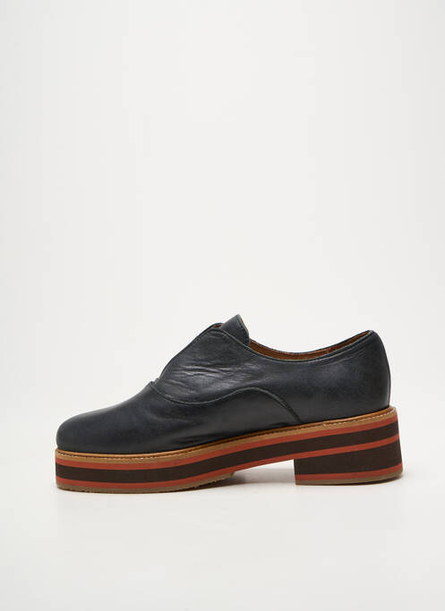 Derbies tissage satiné talon de 4 à 6cm noir NICE THINGS femme