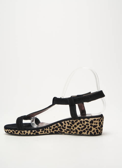 Sandales/nu pieds fermeture boucle(s) talon de 4 à 6cm noir NIMAL femme