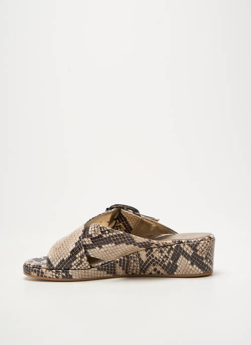 Mules/Sabots beige NIMAL femme