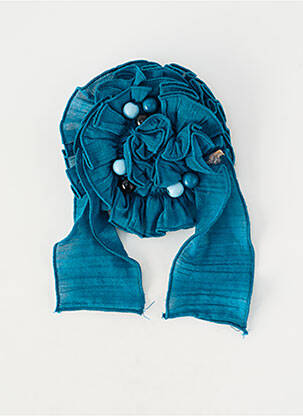 Broche bleu MAIS IL EST OU LE SOLEIL femme