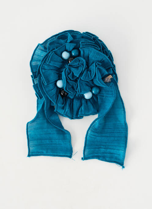 Broche bleu MAIS IL EST OU LE SOLEIL femme