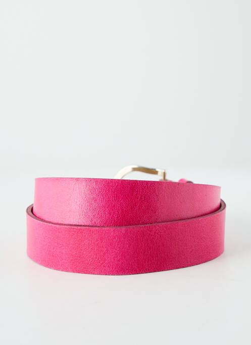 Ceinture coutures renforcées rose ATELIER BOWER femme