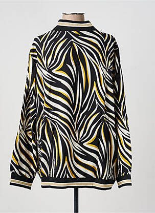 Veste casual col rond noir WORLD FASHION femme