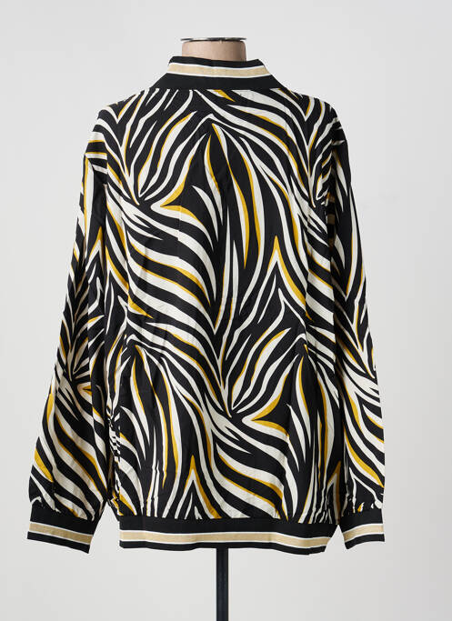 Veste casual col rond noir WORLD FASHION femme