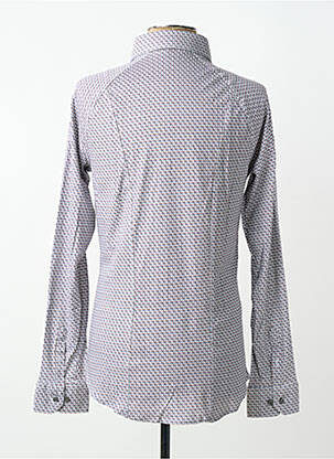 Chemise manches longues imprimé fantaisie gris DESOTO homme