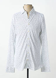 Chemise manches longues coupe cintrée blanc DESOTO homme