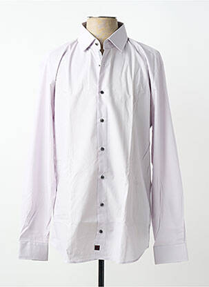 Chemise manches longues coupe cintrée gris STRELLSON homme