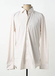 Chemise manches longues coupe cintrée beige STRELLSON homme