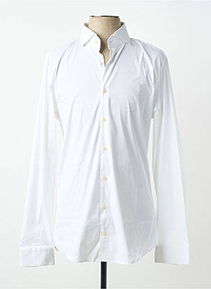 Chemise manches longues coupe cintrée blanc STRELLSON homme