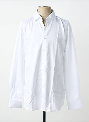 Chemise manches longues coupe cintrée blanc STRELLSON homme