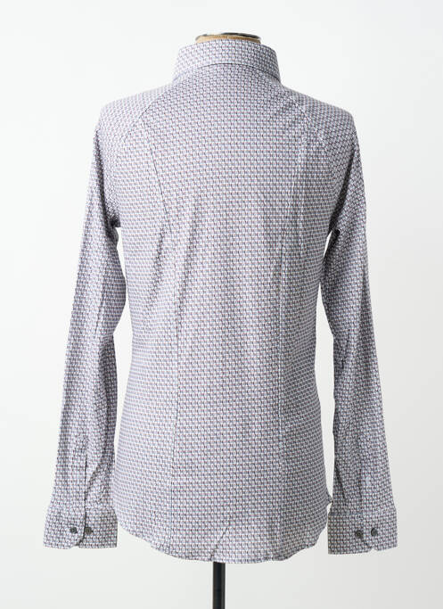 Chemise manches longues imprimé fantaisie gris DESOTO homme