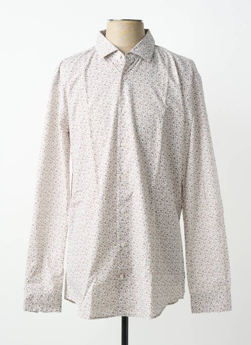 Chemise manches longues coupe cintrée blanc STRELLSON homme