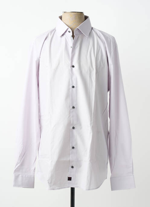 Chemise manches longues coupe cintrée gris STRELLSON homme