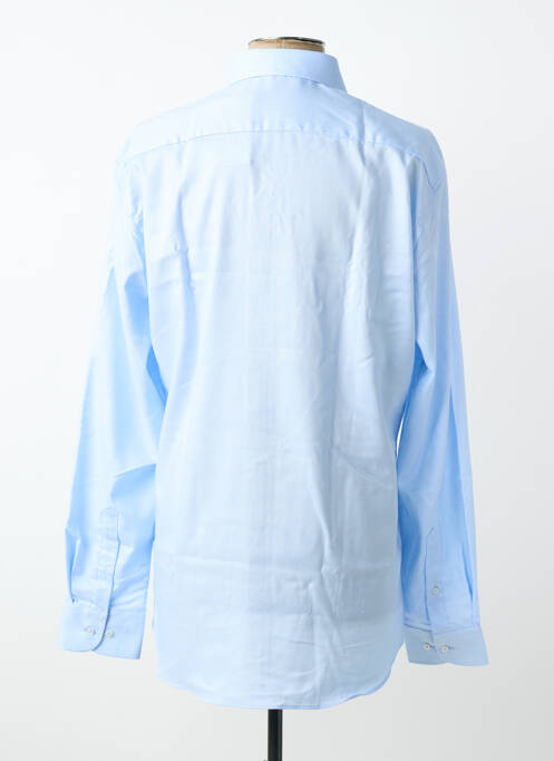 Chemise manches longues coupe cintrée bleu ETERNA homme