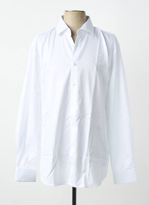 Chemise manches longues coupe cintrée blanc STRELLSON homme