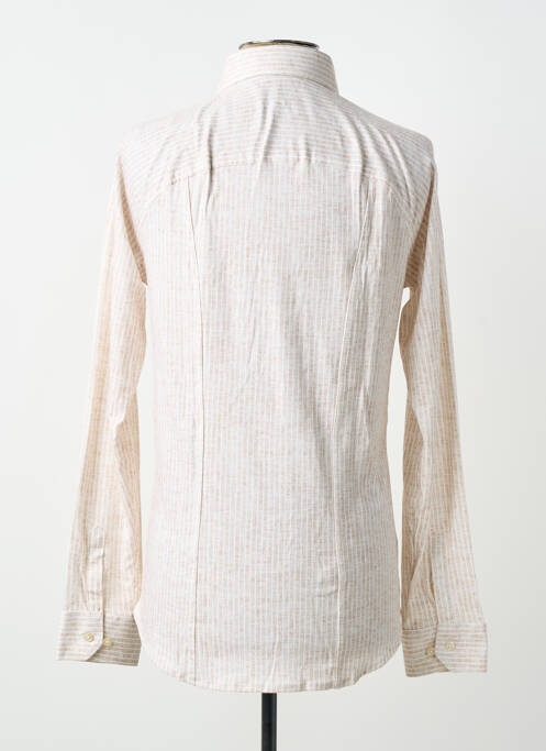 Chemise manches longues beige DESOTO homme