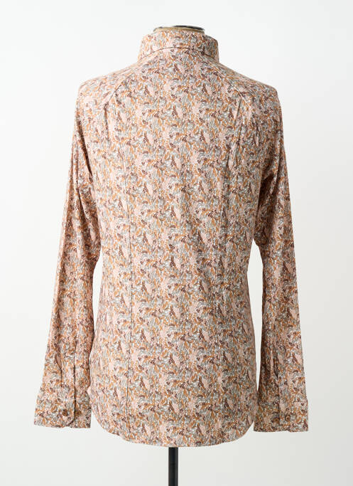 Chemise manches longues orange DESOTO homme